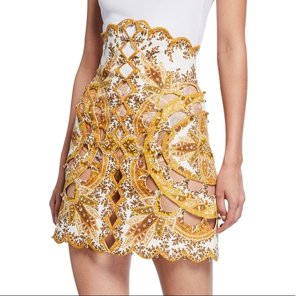 Zimmermann  zippy scallop mini skirt - Picture 3 of 12